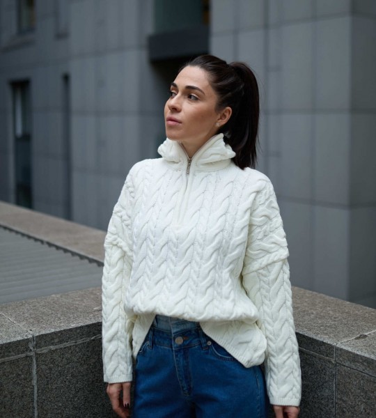 Светр Cozy Oversize Knit Білий